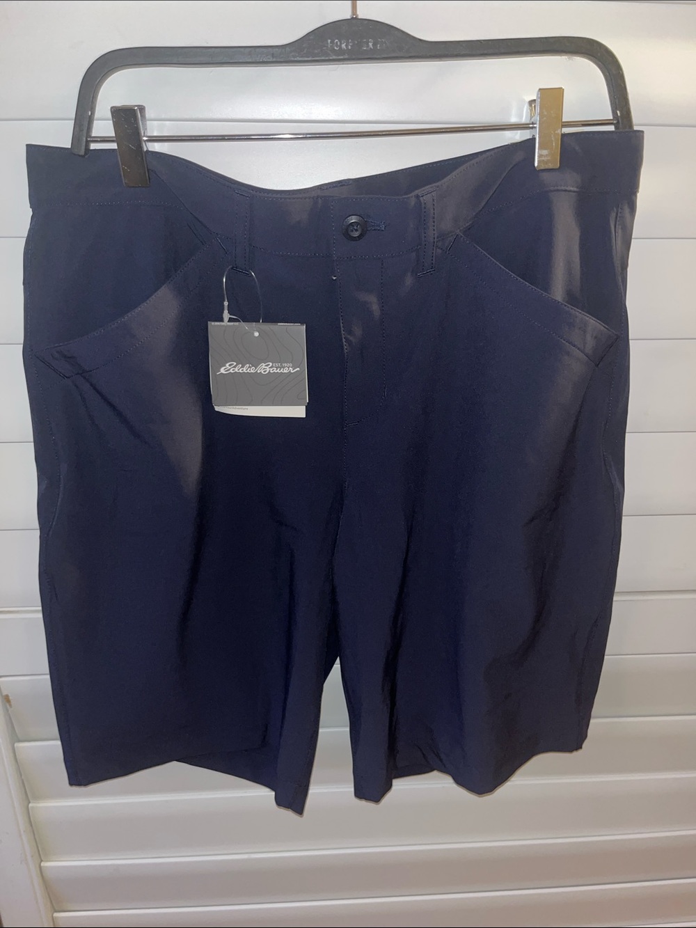 Eddie Bauer Men's Dark Navy Hybrid Performance Shorts